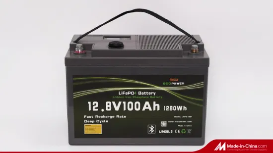 Deep Cycle Li Ion 12V 100ah LiFePO4 Lithium Battery for Solar System / RV / Camper / Boat / Golf Cart Batterie Au Lithium Baterí a De Litio